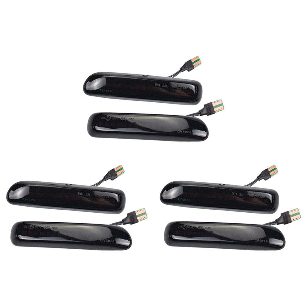 3X Car Smoked Led Dynamic Side Marker Turn Signal Blinker For 3 Series E46 Coupe1997-2001 Light 4851062746636