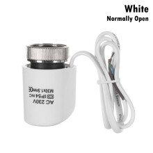 (White, Open) Electric Actuator Electrothermal Valve Manifold Open Close Floor Heating Parts