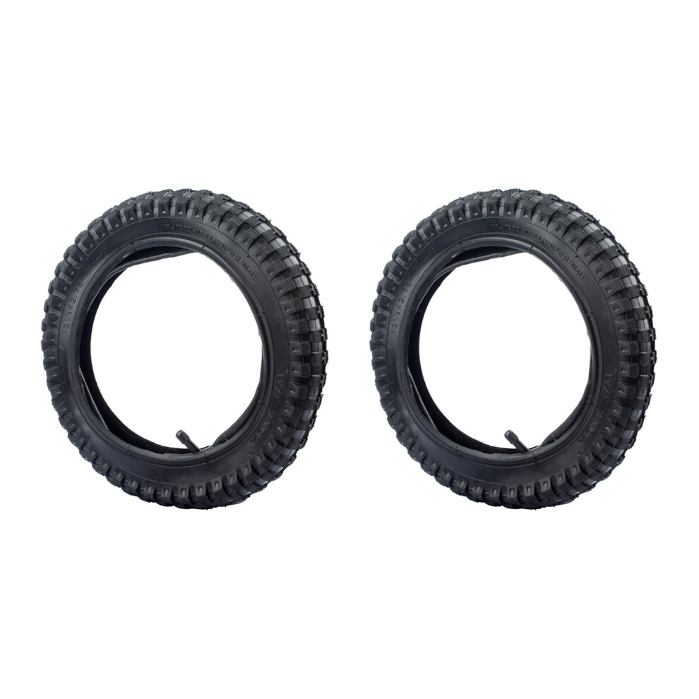 2X Motorcycle Bike 12 1/2X2.75 Tire Inner+Outer Tire For 47Cc 49Cc Dirt Pit Bike Motorcycle Bike 4851062752415