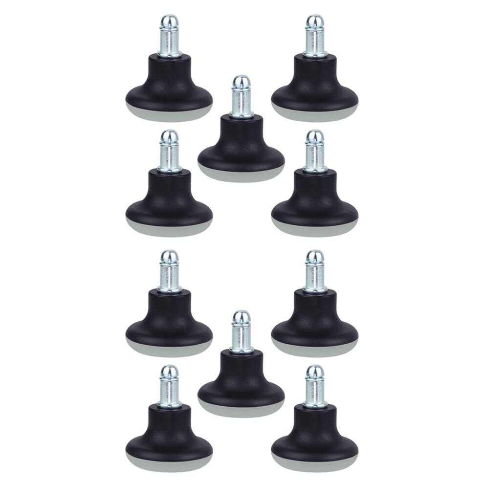 10Pcs Bell Glides Replacement Office Chair Wheels Stopper Office Chair Swivel Caster Wheels, 2 Inch Stool Bell Glides 4851062752460