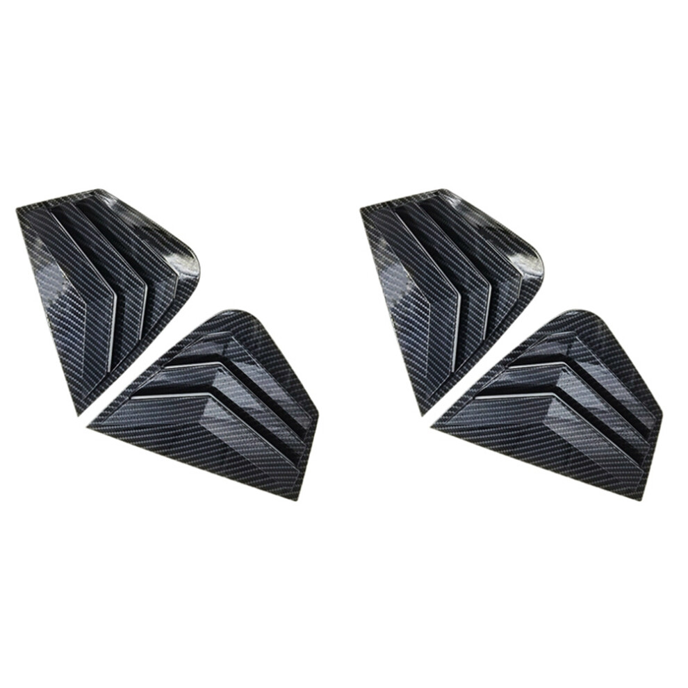 4X Carbon Fiber Style Rear Side Window Quarter Louver Cover For K5 2011-2015 4851062751470