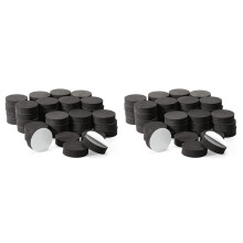 96Pcs Plant Risers Natural Rubber Flower Pot Mat Invisible for Heavy Outdoor Plants, Flower Pots