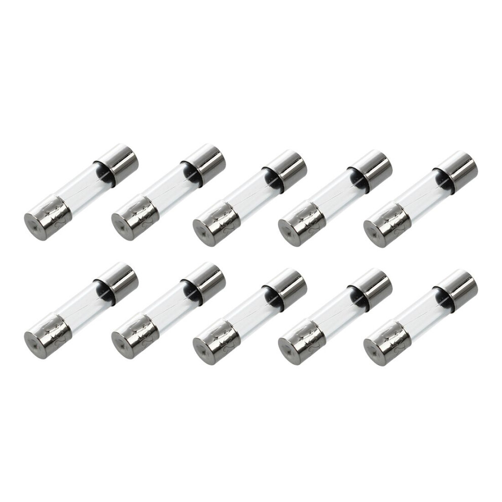 10 Pcs Fast Blow Type Glass Tube Fuses 5X20mm 250V 2Amp 4851062754723