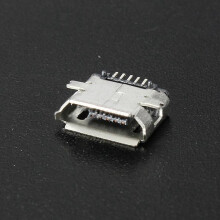 50 Pcs Connecteur de socket SMT a 5broches du style B femelle de pour Micro-USB de port PCB