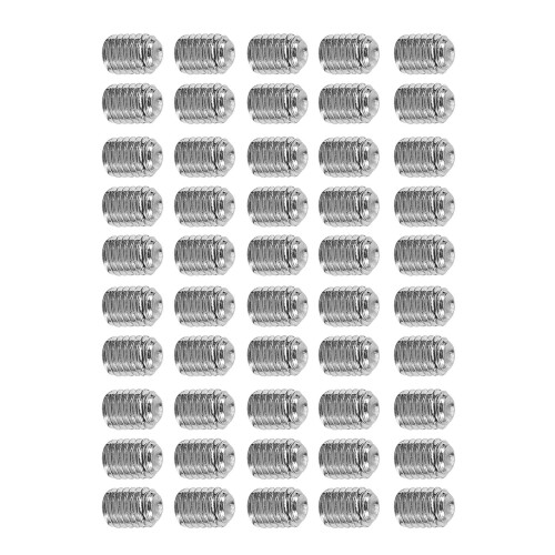 M3x4mm Stainless Steel Hex Socket Set Cap Point Grub Screws 50pcs 2