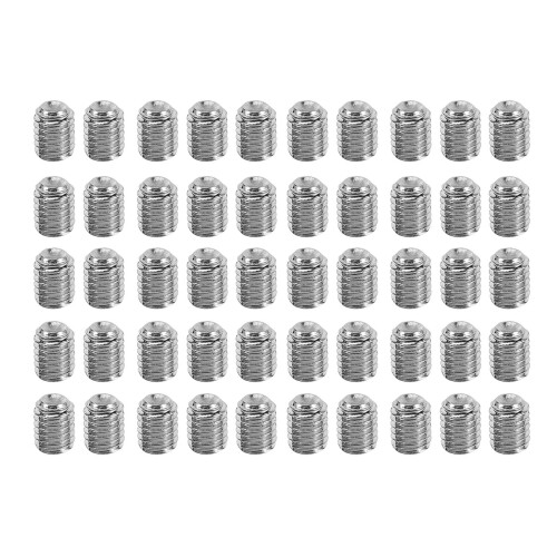 M3x4mm Stainless Steel Hex Socket Set Cap Point Grub Screws 50pcs