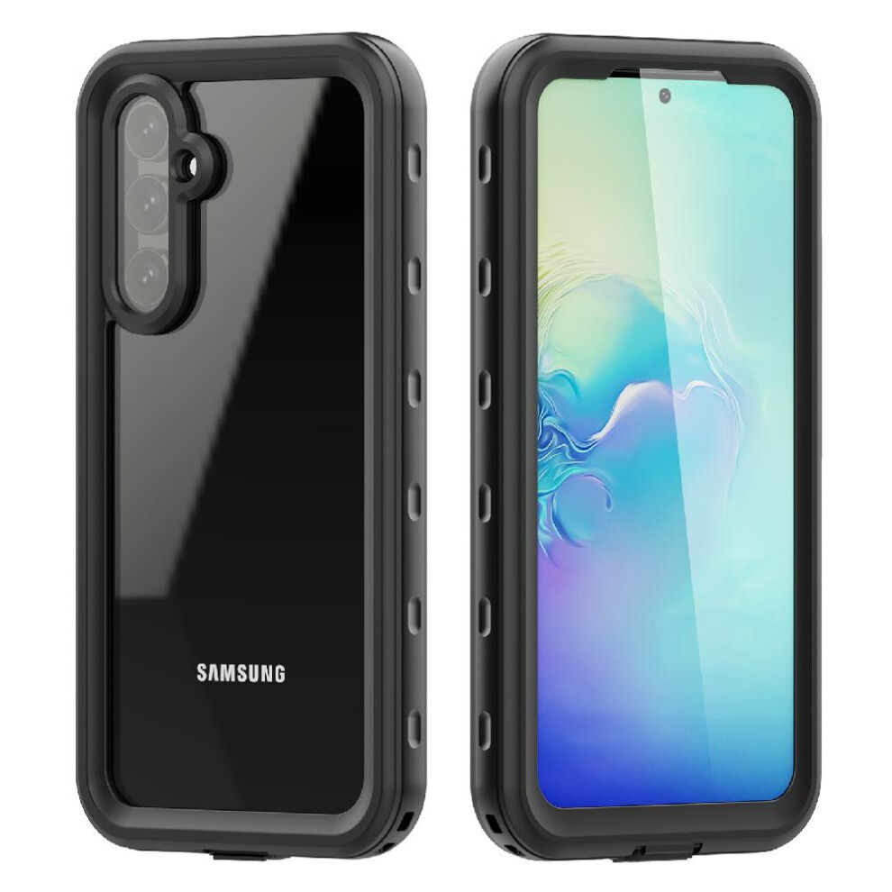 (Black) Case For Samsung Galaxy A54 5G Ip68 Waterproof Full Waterproof Built 12Ft Military Shockproof In Screen Protector Black 758266800123