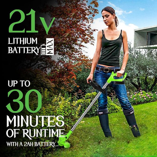 Metal Blade Cordless Strimmer 21v Grass Trimmers 1