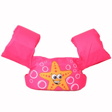 (Rose Red Starfish) Toddler Life Jacket Swim Vest Swim Floaties For Toddlers Girls And Boys Kids Swim