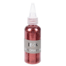 (Red – FINE) DIY Craft Glitter Shaker Pot Sparkly Card Craft Scrapbooking Decoration Slime