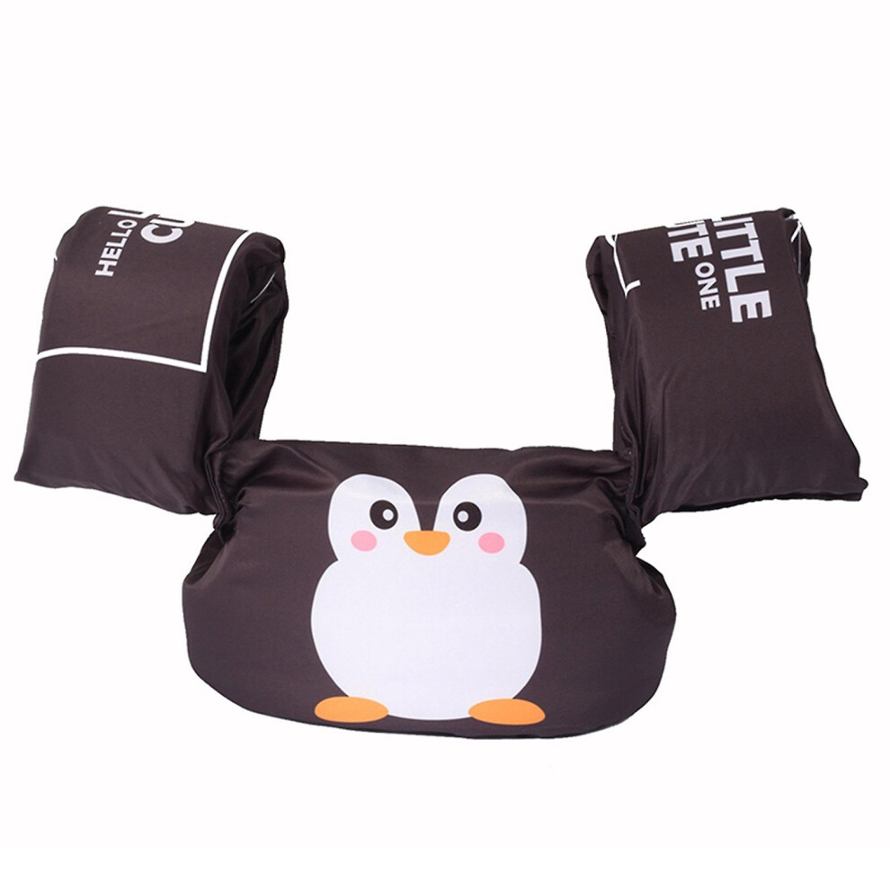 (Penguin) Toddler Life Jacket Swim Vest Swim Floaties For Toddlers Girls And Boys Kids Swim