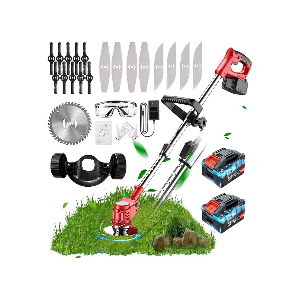 Metal Blade Cordless Strimmer 21v Grass Trimmers
