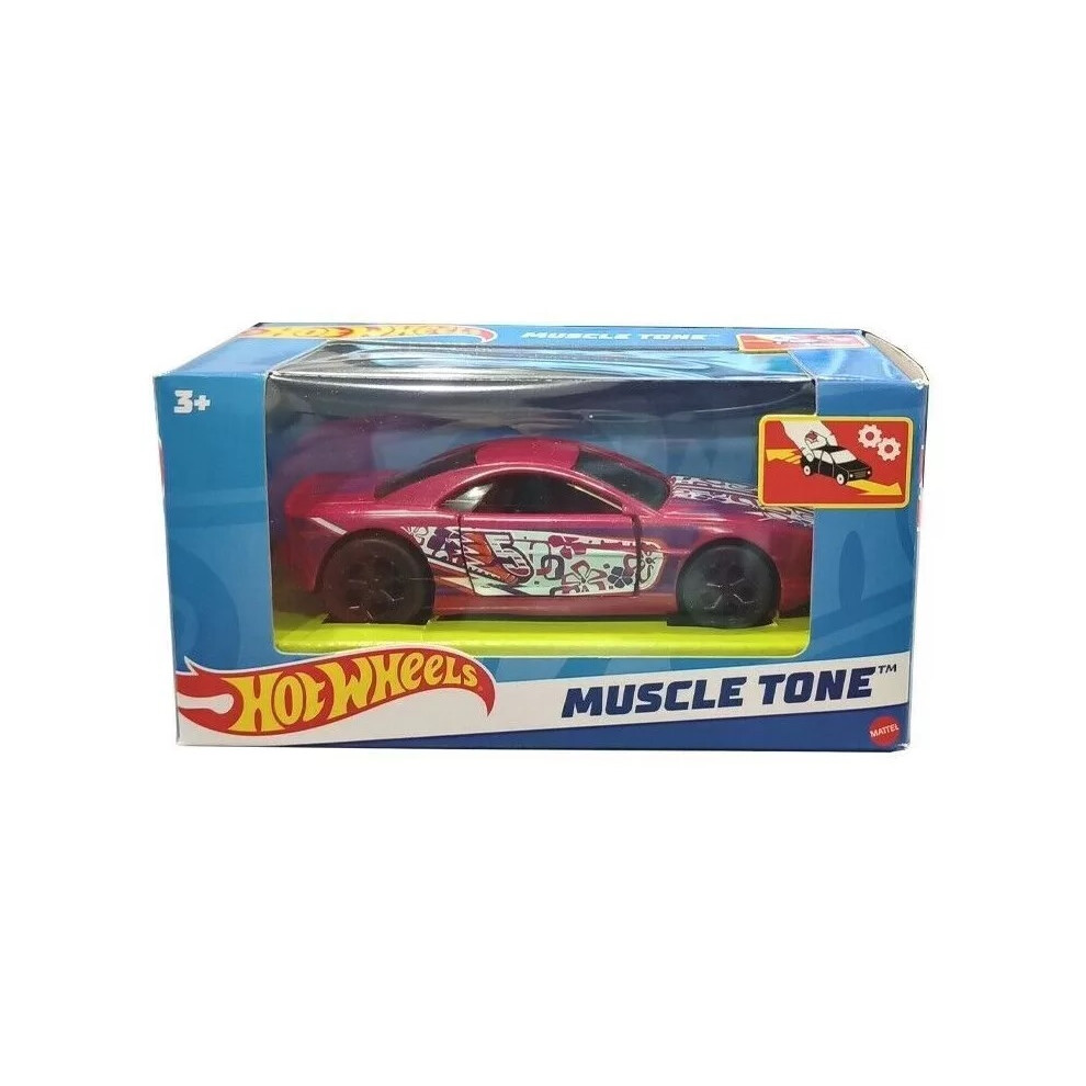 Mattel Hot Wheels Pull Back Speeder Cars 1:43 - Age 3+ MUSCLE TONE