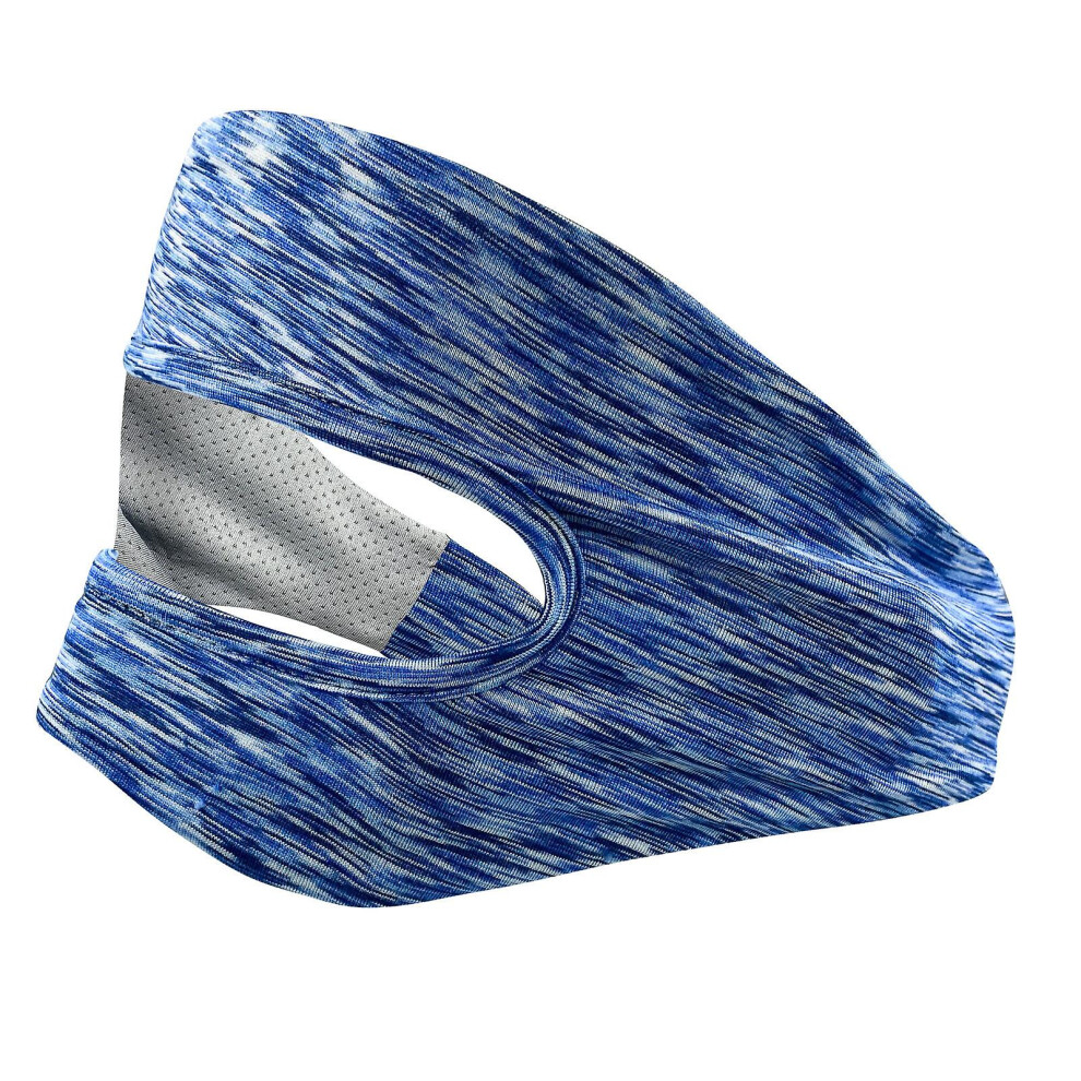(Blue) Vr Eye Mask For Oculus Quest 3, Adjustable Breathable Vr Sweat Band For Meta Quest 3, For Meta Quest 3 Accessories