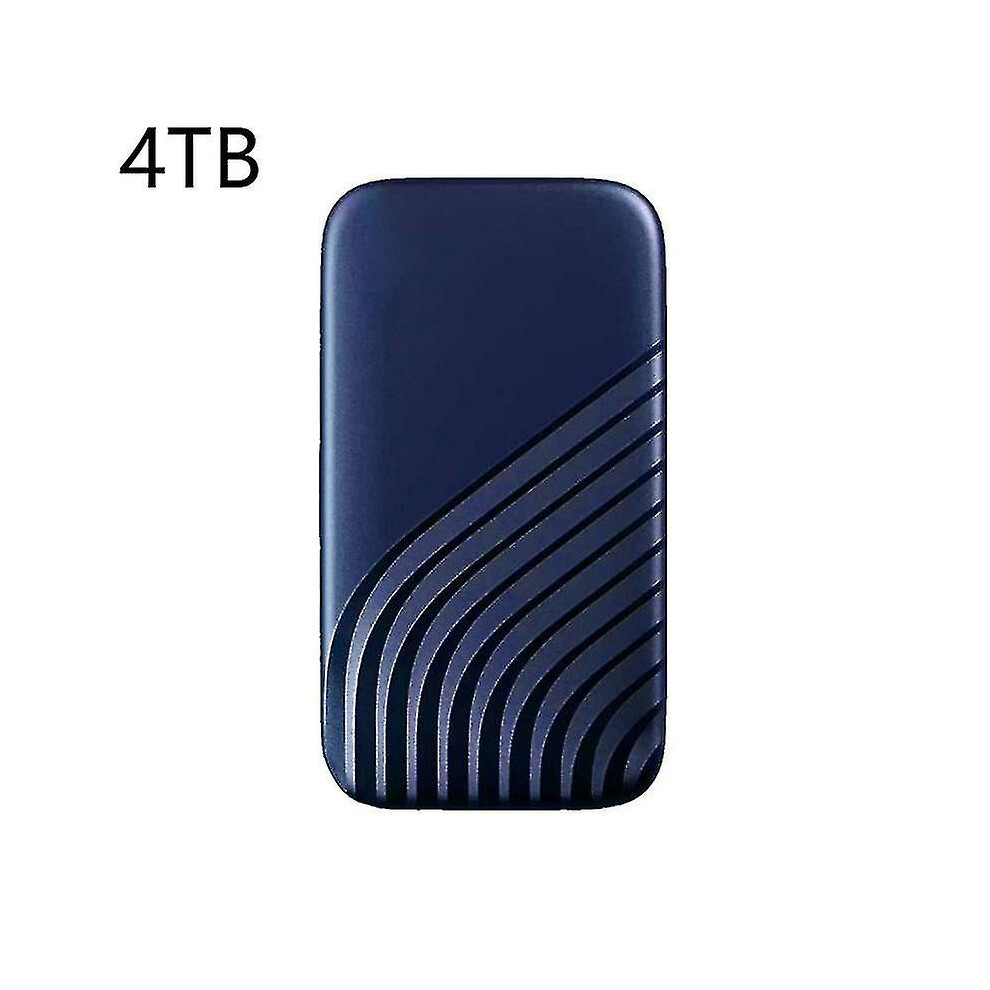 (4Tb ) Portable Ssd External Solid State Drive 1Tb Portable Hd Hard Drive Usb 3.1 Type-C 2Tb 4Tb 8Tb Hard Disks For Laptop Notebook Blue