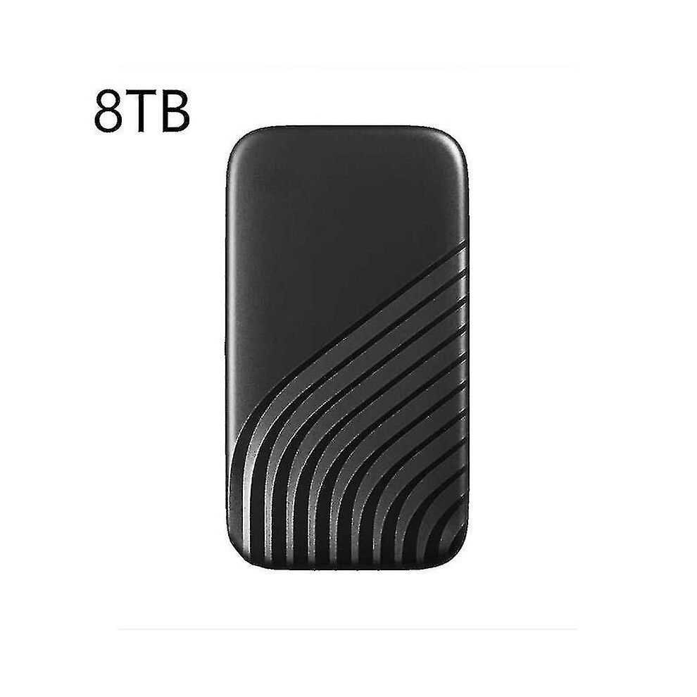 (8Tb ) Portable Ssd External Solid State Drive 1Tb Portable Hd Hard Drive Usb 3.1 Type-C 2Tb 4Tb 8Tb Hard Disks For Laptop Notebook Black