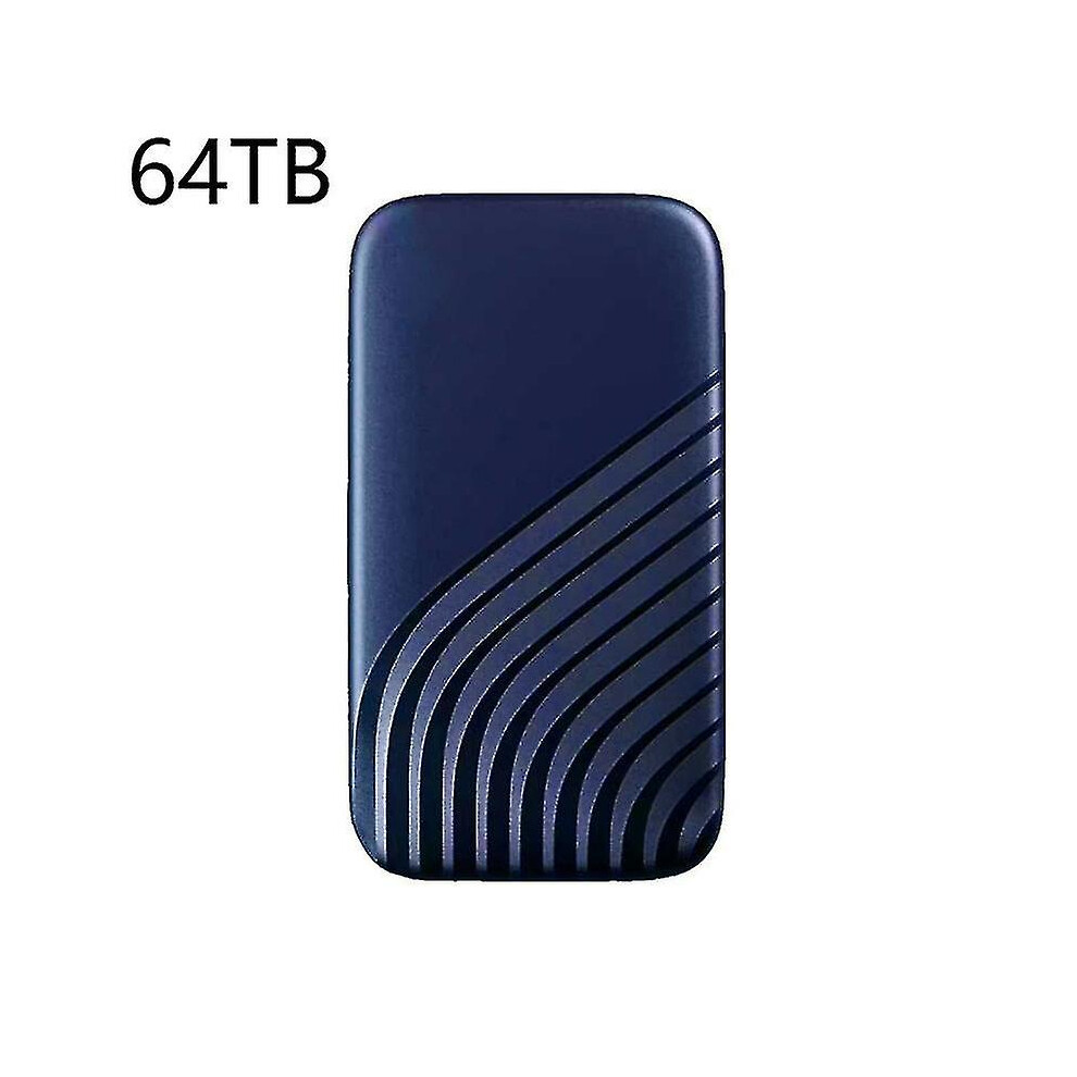 (64TB Blue) Portable Ssd External Solid State Drive 1tb Portable Hd Hard Drive Usb 3.1 Type-c 2tb 4tb 8tb Hard Disks For Laptop Notebook-image-OPC-PDQKPFW-NEW