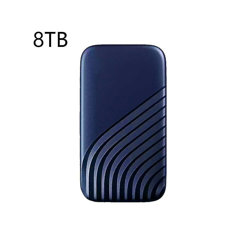 (8Tb ) Portable Ssd External Solid State Drive 1Tb Portable Hd Hard Drive Usb 3.1 Type-C 2Tb 4Tb 8Tb Hard Disks For Laptop Notebook Blue