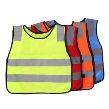 4 Pcs Kids Tank Tops Kids Reflective Vest Outdoor Visibility Vest Kids High Visibility Vest High Vis Vest Small Safety Vest