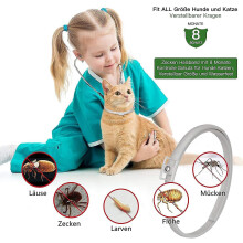 Dewel Tick Collar For Large Dogs Cats, Natural Tick Collar For Dogs