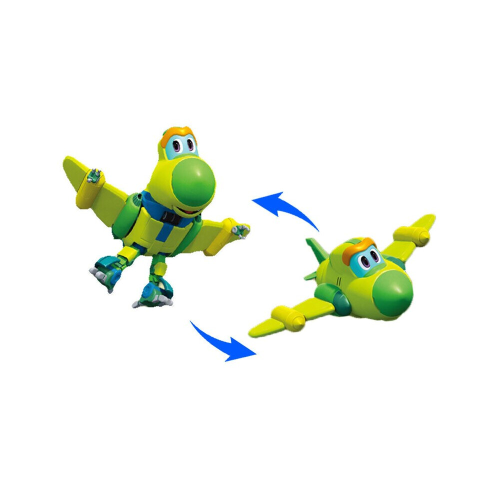 Maxpower (No Box Little Ping) Newest Abs Min Deformation Gogo Dino Action Figures Rex Transformation