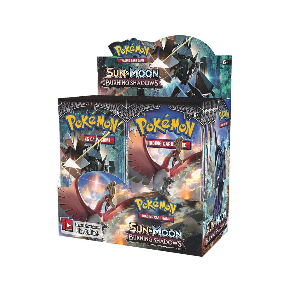 (Burning Shadows) 324Pcs/Box Pokemon English Cards Box VMAX TCG Evolution Booster Box Chilling