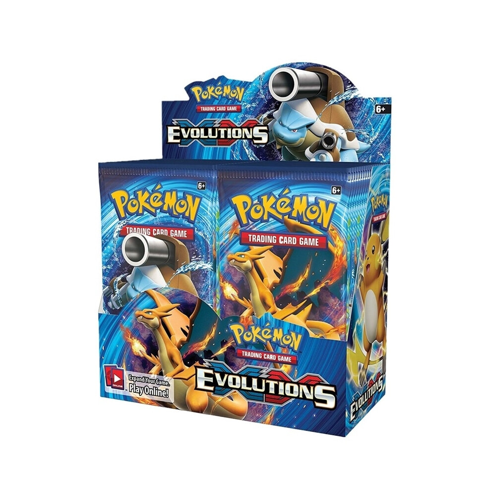 (324 EX Evolutions) 324pcs Pokemon cards Sword & Shield Booster Box Collectible Trading