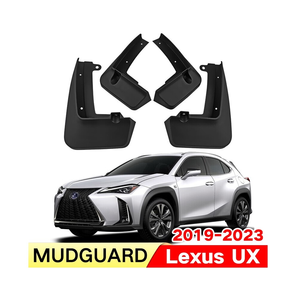 Mud Flaps For Lexus Ux Ux200 Ux250h Hybrid 2019-2023 2022 Splash Guards Fender Mudflaps Front Rear Mudguards Car Accessories 8109695281250