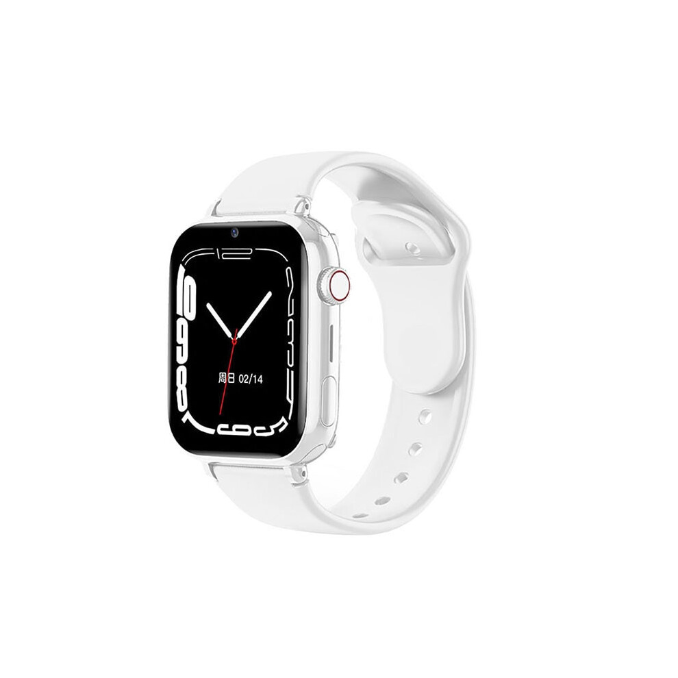 (White) Kids 4G Smart Watch Sos Gps Location Tracker Sim Card Video Call Wifi Chat Camera Flashlight Waterproof Smartwatch For Children Watches White 8041111053877