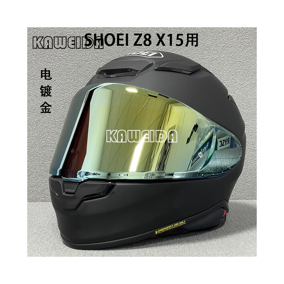 ( Visor) For Shoei X-15 X-Fifteen X-Spr Pro Rf-1400 Nxr 2 Cwr-F2r Z8 Tinted Lens Gold 8041111040310