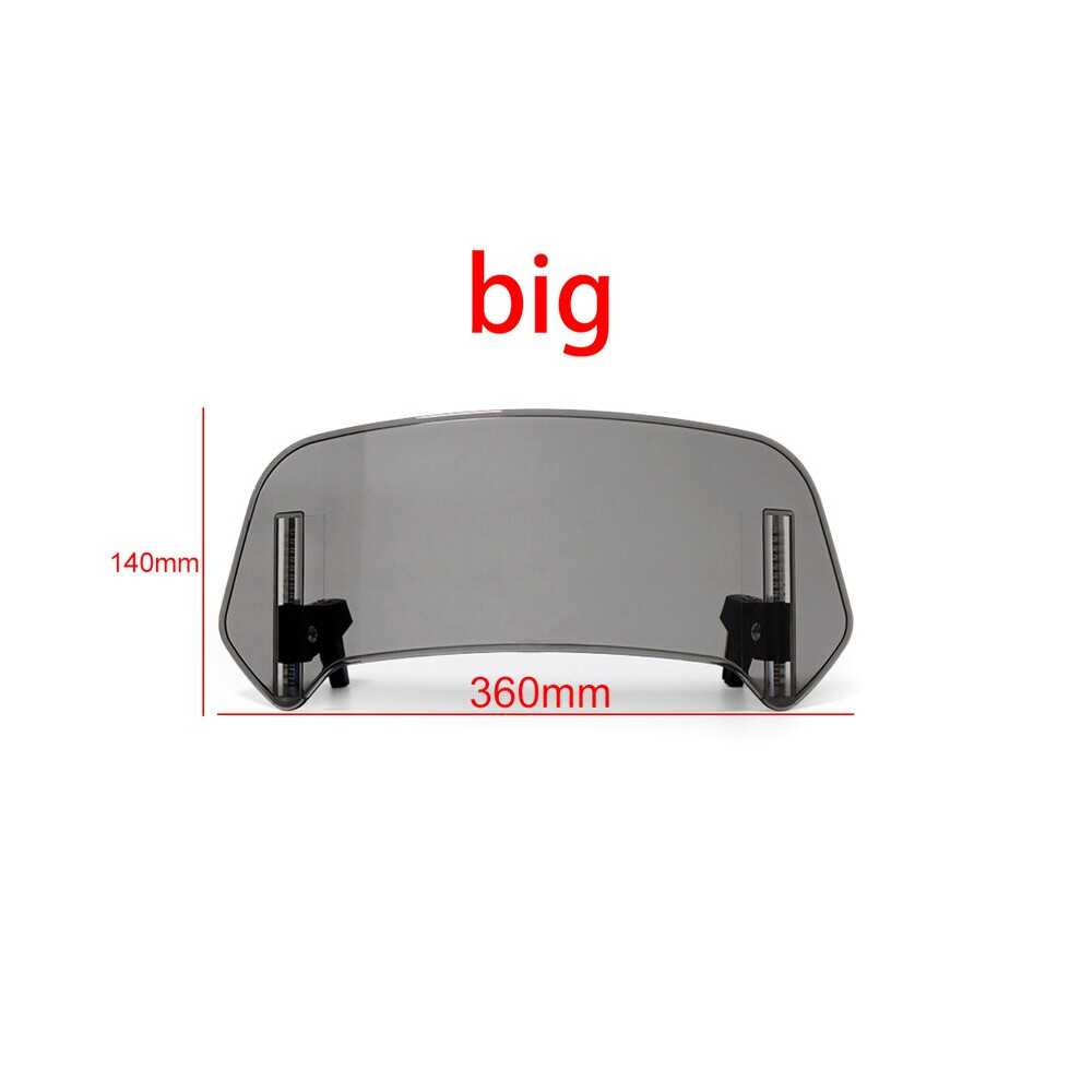 K1200gt C400x Universal Motorcycle Windshield Extension Adjustable Spoiler Deflector Fit For Bmw R1200rt R1200rs R1250rt R1250rs 8041111041997