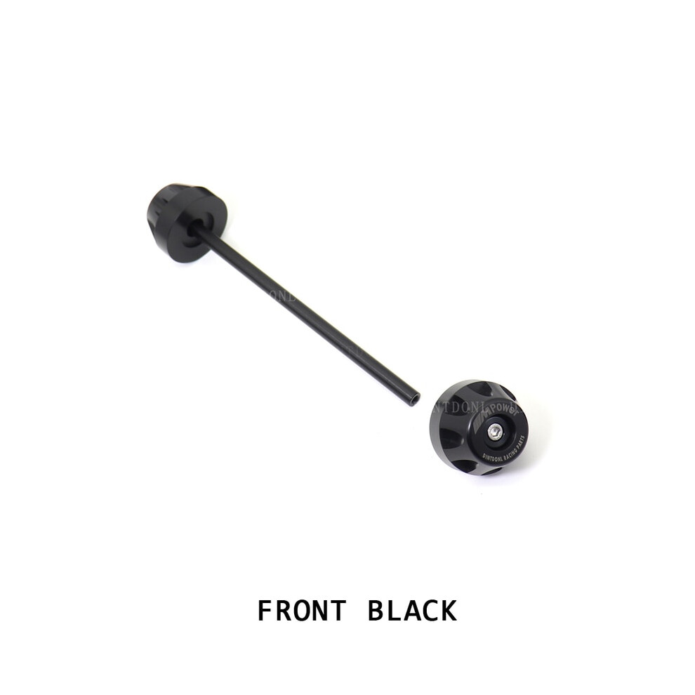 (Front ) Rear Front Axle Fork Crash Slider For Bmw S1000rr S1000r S1000xr 2019-2023 Black 8041111063944