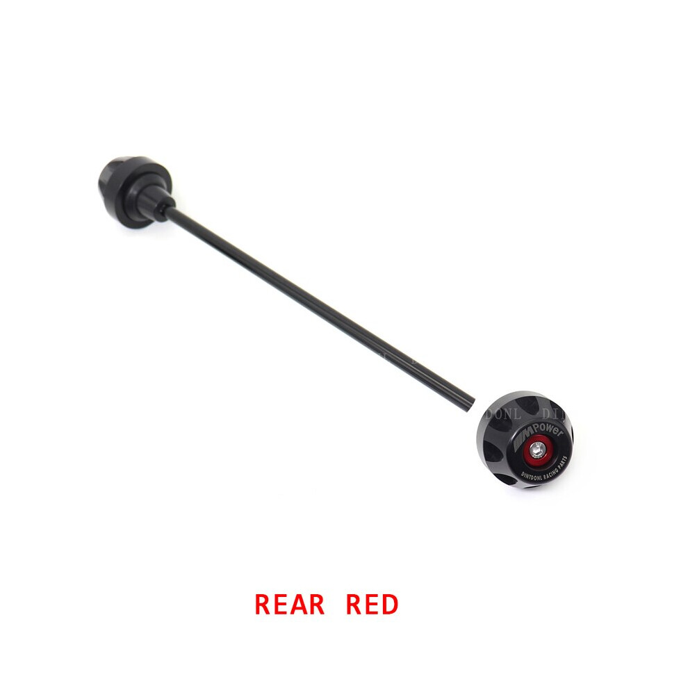 (Rear ) Rear Front Axle Fork Crash Slider For Bmw S1000rr S1000r S1000xr 2019-2023 Red 8041111063906