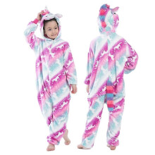 (COLOR 2, 120cm) Unisex Child Pajama Plush Onesie One Piece Animal Costume-i