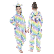 (COLOR 3, 100cm) Unisex Child Pajama Plush Onesie One Piece Animal Costume-i