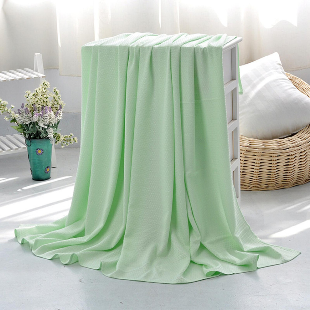 (Green, M) Cooling Blanket Ice Blankets For Hot Sleepers And Night Sweats, Ice Blanket For All-season, Ultra-cool Lightweight Blanket, Ice  Blankets Absorbs Body