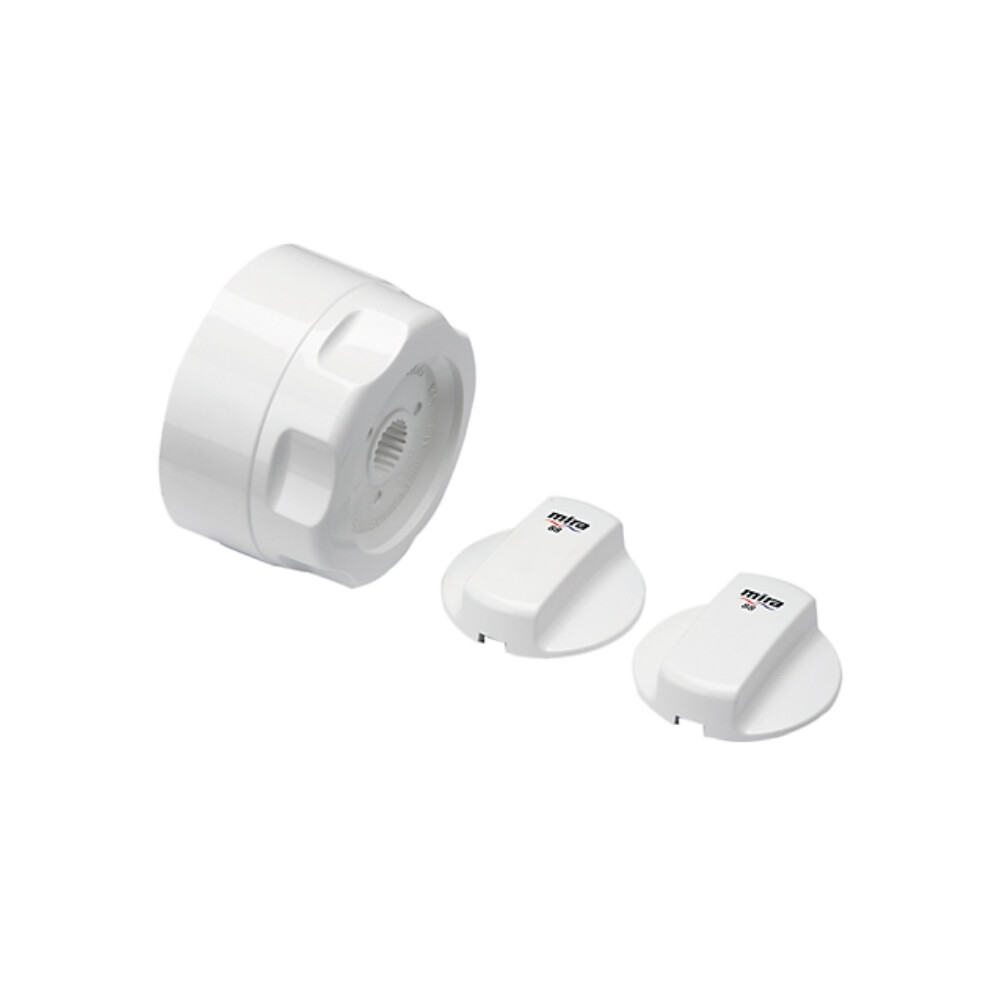 Mira 88 Genuine Mixer Shower Control Handle Knob Pack White - 937.84 (4.937.84)