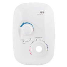 Mira Event XS Thermostatic Power Shower Front Cover Case Assembly White - 453.05