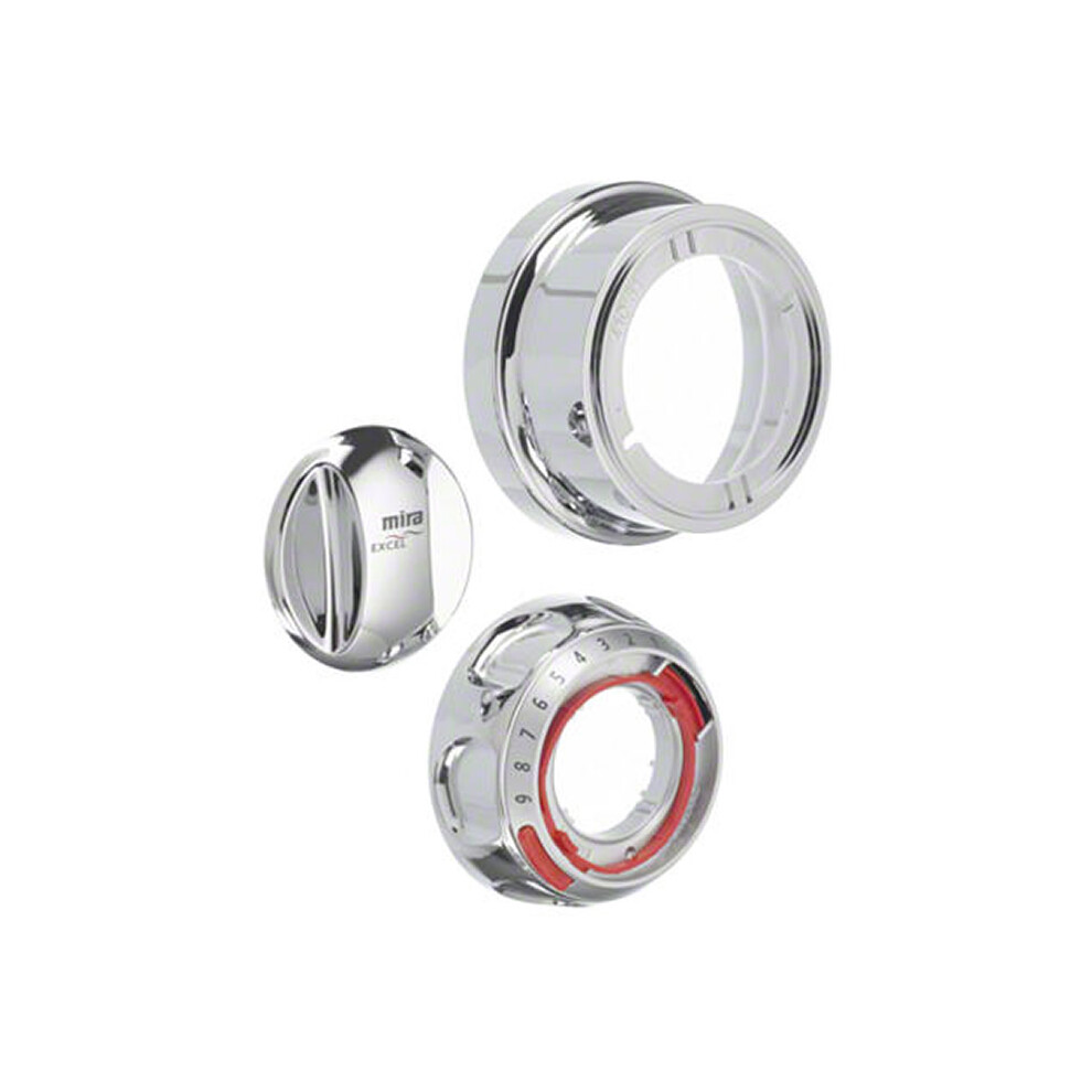 Mira Excel 410.34 Shower Control Handle Knob Pack Chrome to suit 1996 - 2003 Models