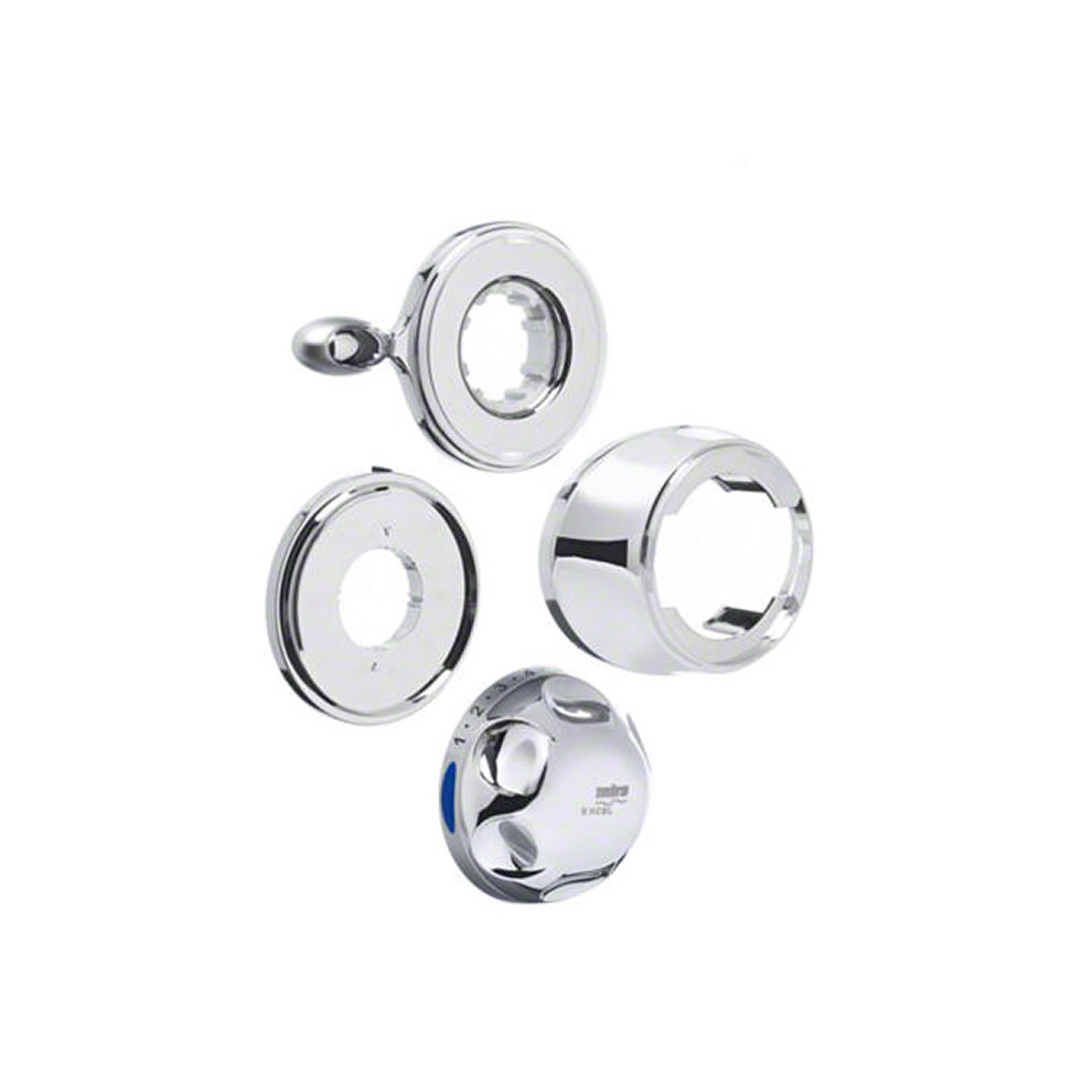 Mira Exposed Shower Temperature Control Knob/Flow Lever Assembly Chrome 451.81