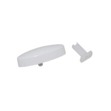 Mira Sport Electric Shower Oval On/Off Push Button - White - 417.84