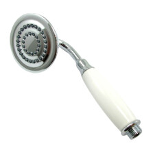 Mira 1735.127 Realm ERD Classic Traditional Shower Head Handset Chrome/White