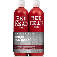 Bedhead by TIGI Resurrection Shampoo & Conditioner Set Hair care brittle & damaged hair Powerful regenerating care formula 2 x 750ml