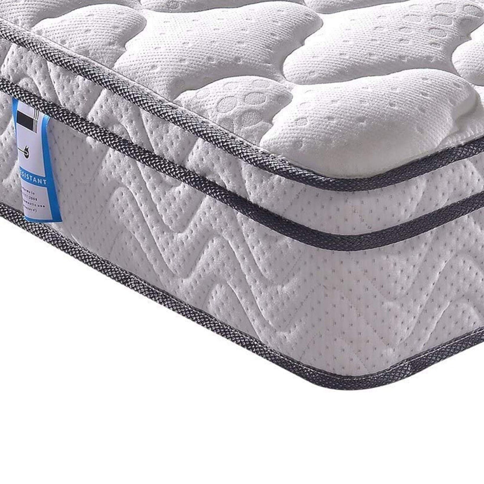 (small double) 10.3 Inch Hybrid Mattress Medium Firm Classic Box Top