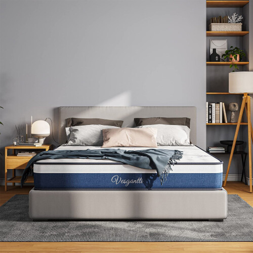 Vesgantti (Small single) 8.6 Inch Hybrid Mattress-Medium Plush Tight Top 1