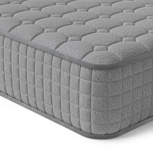 (small double) 9.4 Inch Hybrid Mattress Medium Firm Tight Top Grey
