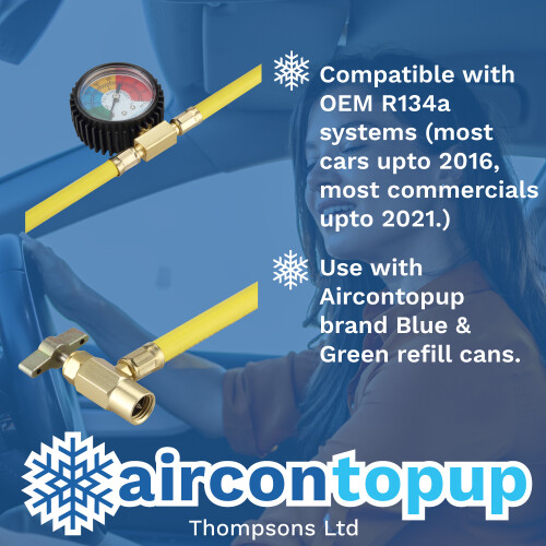 Aircon Large R134Top Up Leak Stopper Combo 2