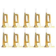 10pcs Practical Funny Musical Trumpet Models Musical Toys Kids Trumpets