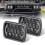 1 Pair Rectangular Led Headlight For Jeep Wrangler Yj Cherokee Xj 3