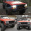 1 Pair Rectangular Led Headlight For Jeep Wrangler Yj Cherokee Xj 5